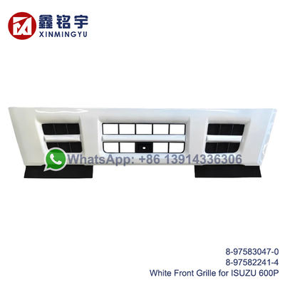 Buon prezzo Griglia anteriore bianca cromata per camion ISUZU 600P NPR NKR OEM 8-97583047-0 in linea