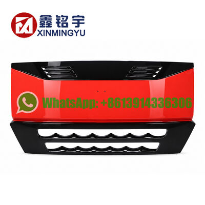 Buon prezzo Sinotruk HOWO A7 cabina pannello anteriore assemblaggio WG1664110011 WG1664111011 ABS Plastic Red Truck esterno sostituzione in linea