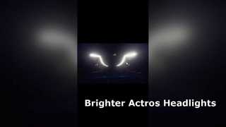 Aggiornamento super luminoso dei fari LED Mercedes Actros