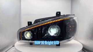 Aggiornamento fari LED per camion FAW J6 da 72 W